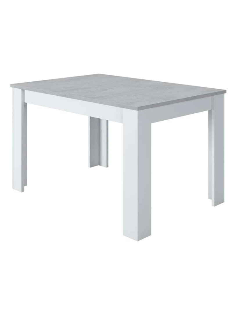 Forés - Mesa Refeição Extensível Cinza/Branco