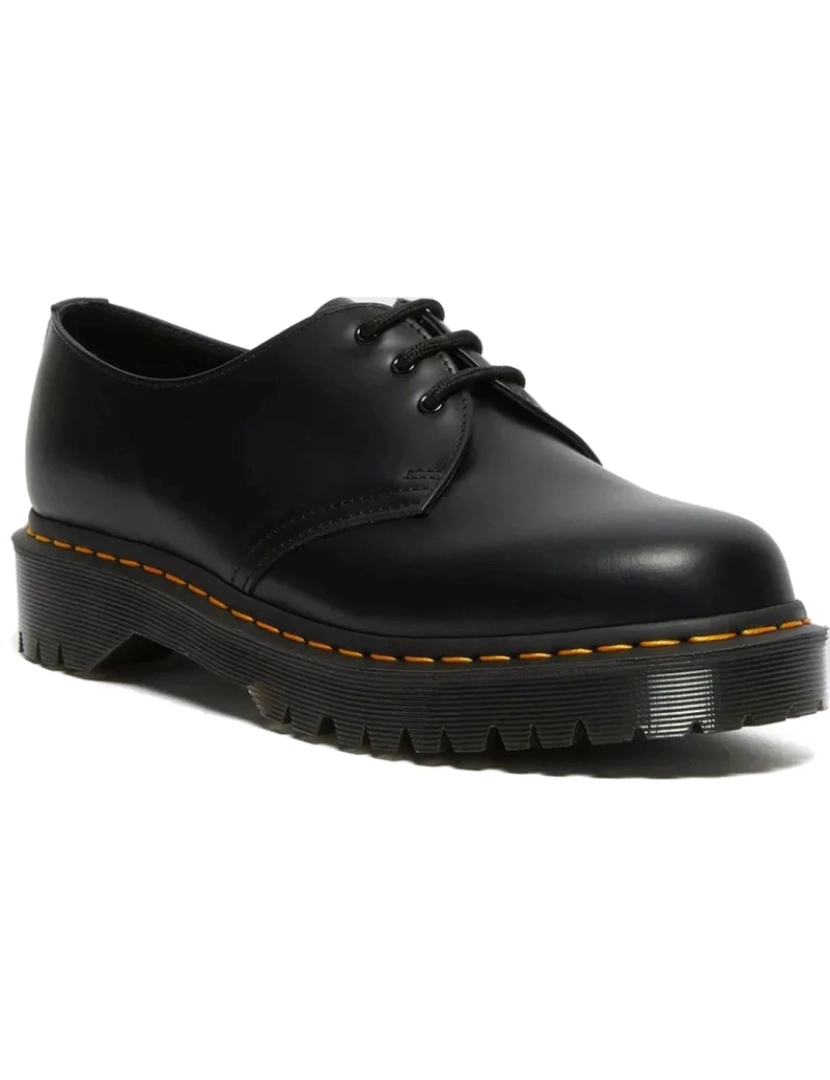 Dr. Martens - Dr. Martens Preto Formal Shoes Calçados Masculinos