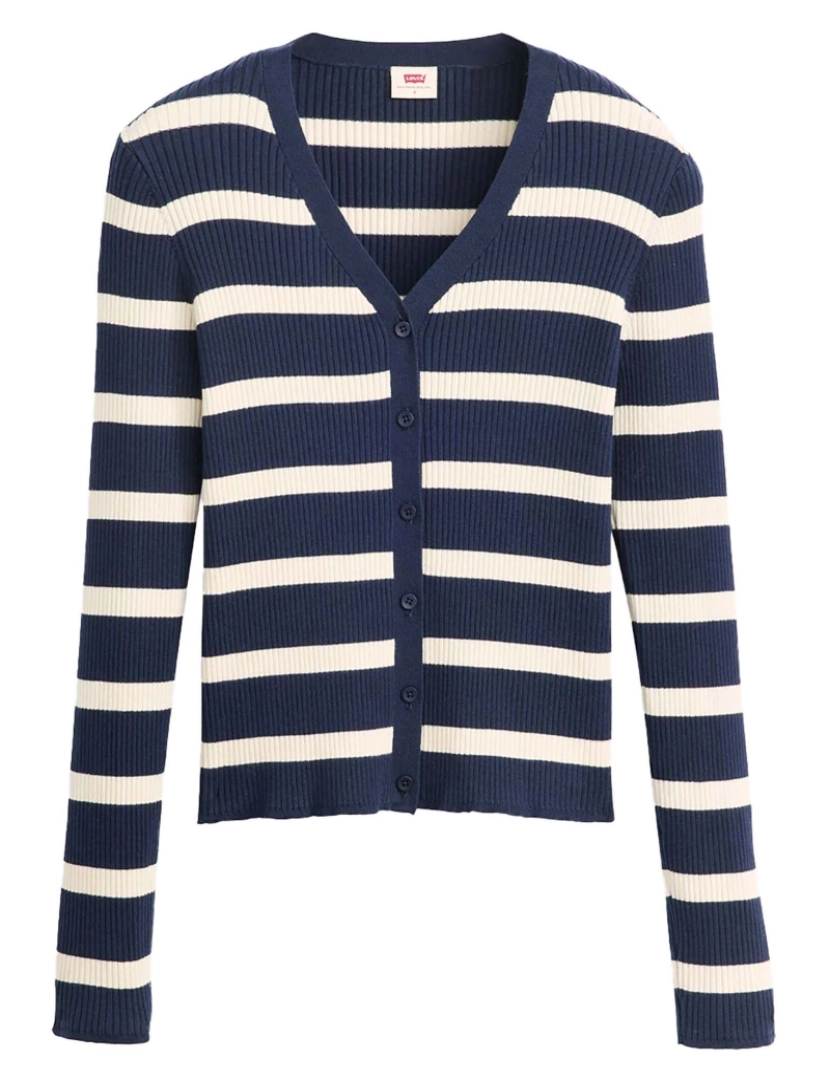 Levis - Levis Tulip Sweater Redwood Stripe Cardigan