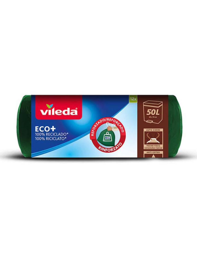 Vileda -  SACO LIXO ECO + 50L (12 UN)