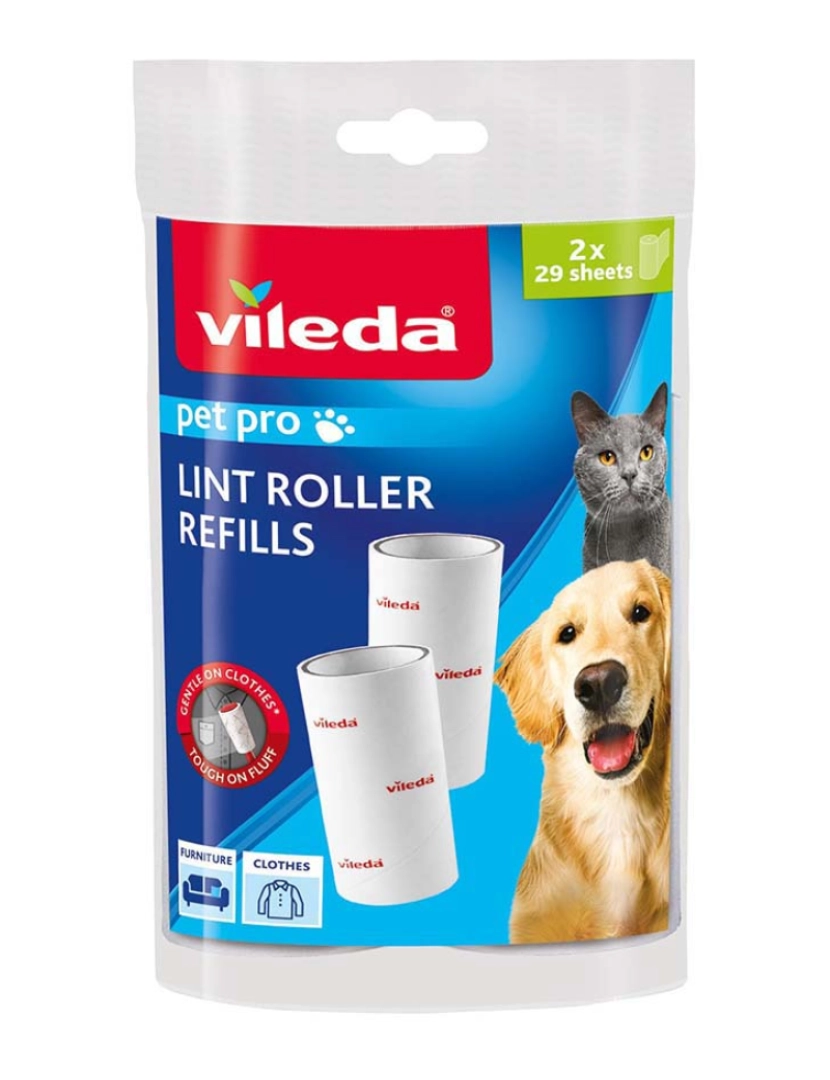 Vileda -  RECARGAS DO ROLO ADESIVO PET PRO (2UN)