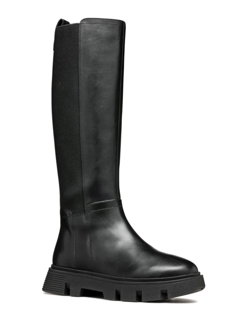 Geox - Geox Preto Botas Calçados Femininos