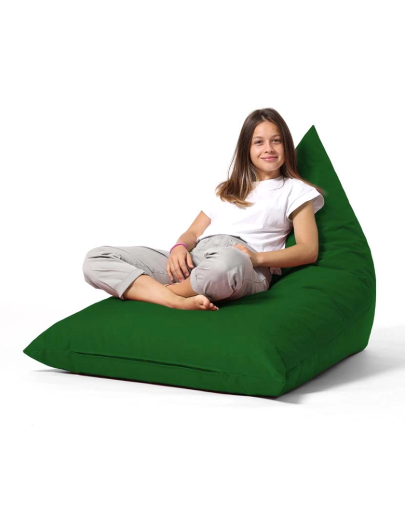 ASR - Pufe Pirâmide Grande Cama Verde