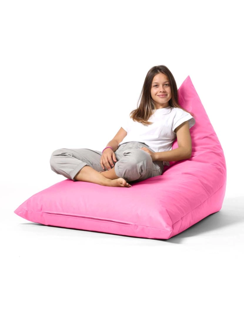 ASR - Pufe Pirâmide Grande Cama Rosa