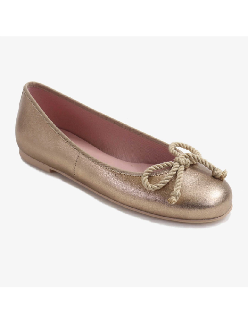 Scarpin - Sabrina em pele Dourado