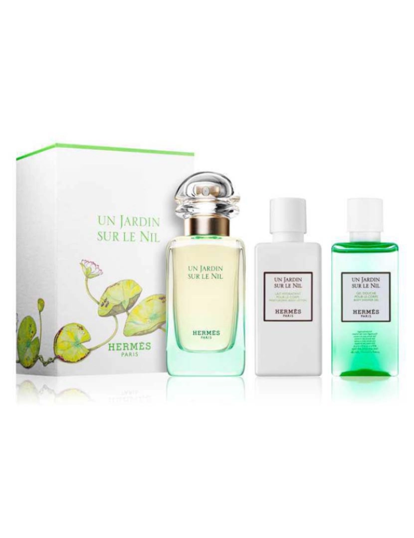 Hermès - Jardin Sur Le Nil Set (Et 50 Vp + Shower Gel 40 Ml + Body Milk 40 Ml)