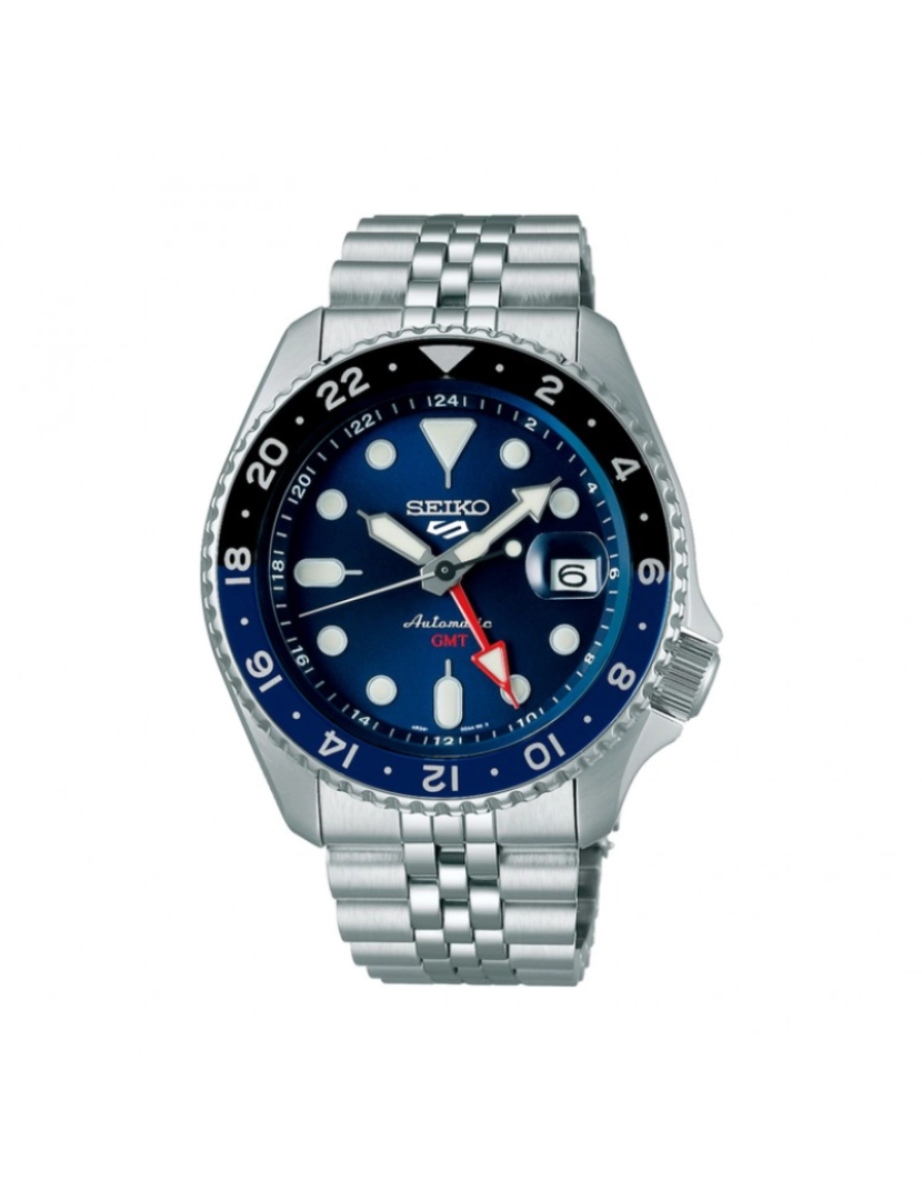 Seiko - Relógio de Homem Prateado e Azul