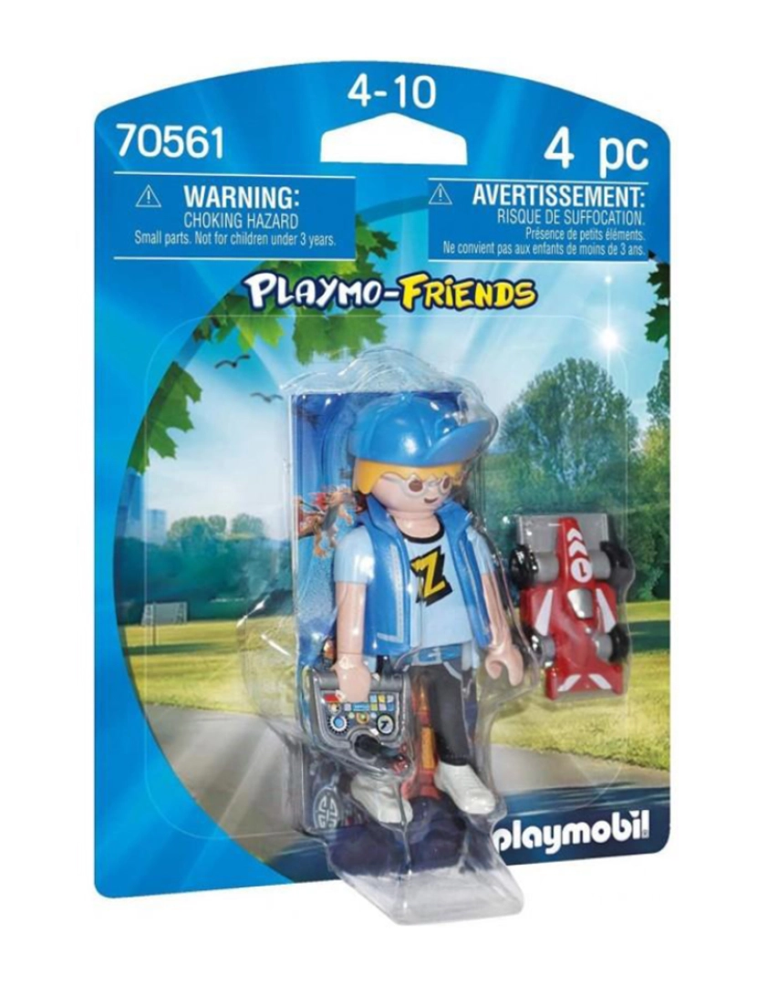 Playmobil - ADOLESCENTE COM CARRO RC 70561