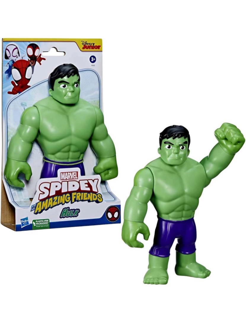 Hasbro - Spidey Amazing Friends Figura Mega Hulk F75725L0