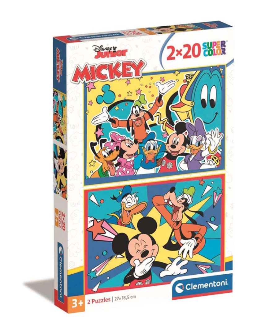 Clementoni - 2X20 DISNEY MICKEY 24791