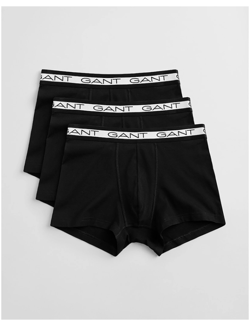 Gant - Pack 3 Boxers De Homem Pretos