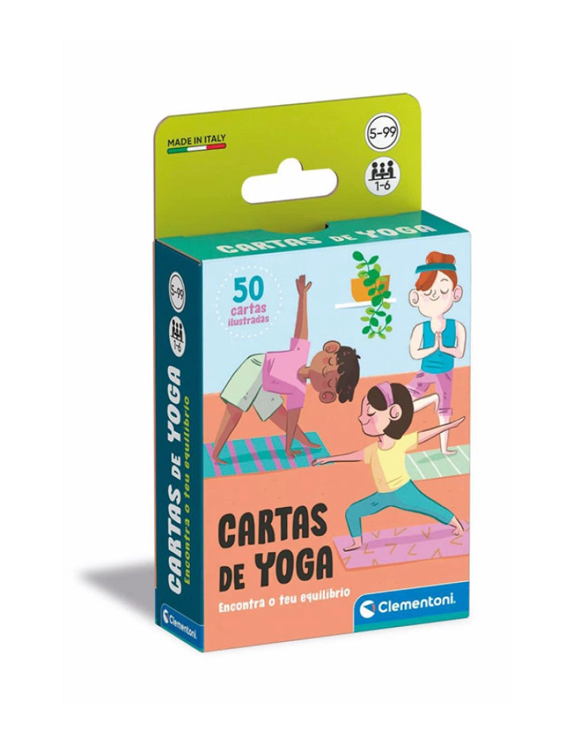 Clementoni - JOGO CARTAS YOGA 67725