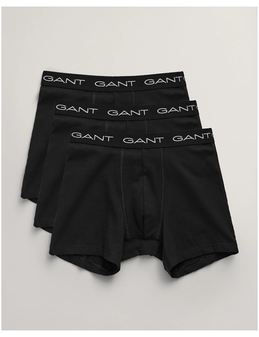 Gant - Pack 3 Boxers De Homem Pretos