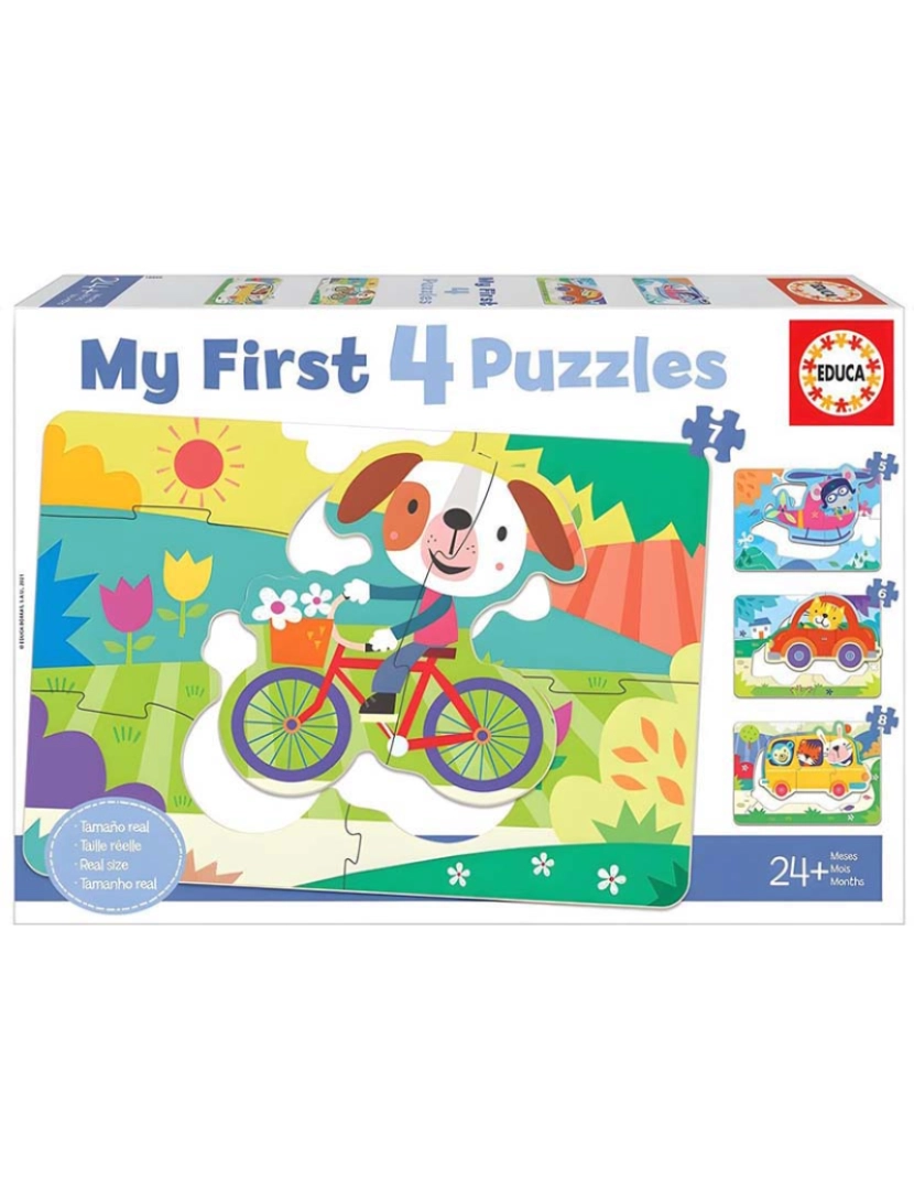 Educa - VEICULOS 5-6-7-8 MY FIRST PUZZLES 18898