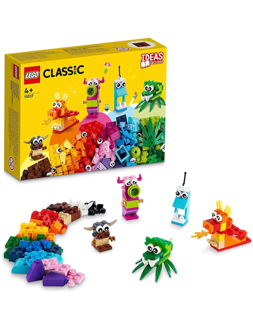 Lego - LEGO CLASSIC MONSTROS CRIATIVOS 11017