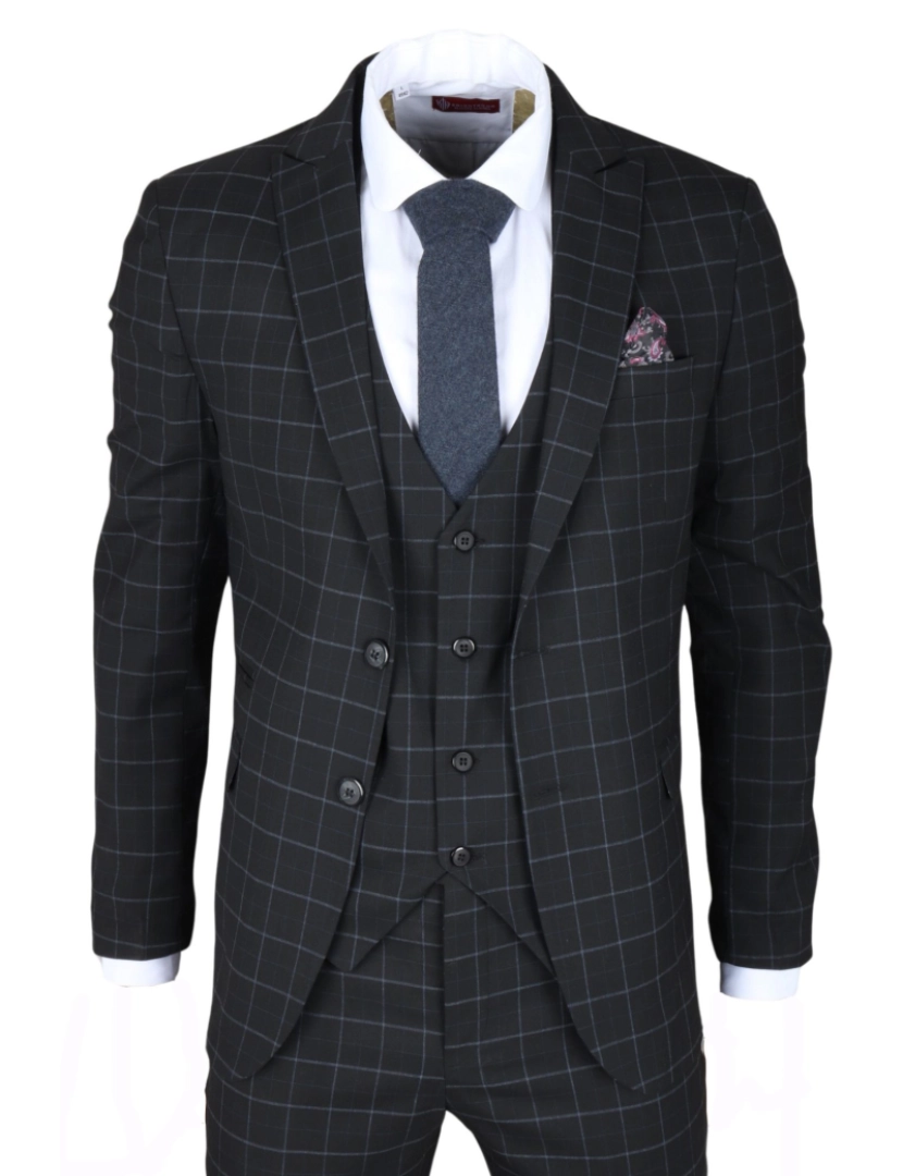 Truclothing - Im3 Checked Tailored Fit Suit