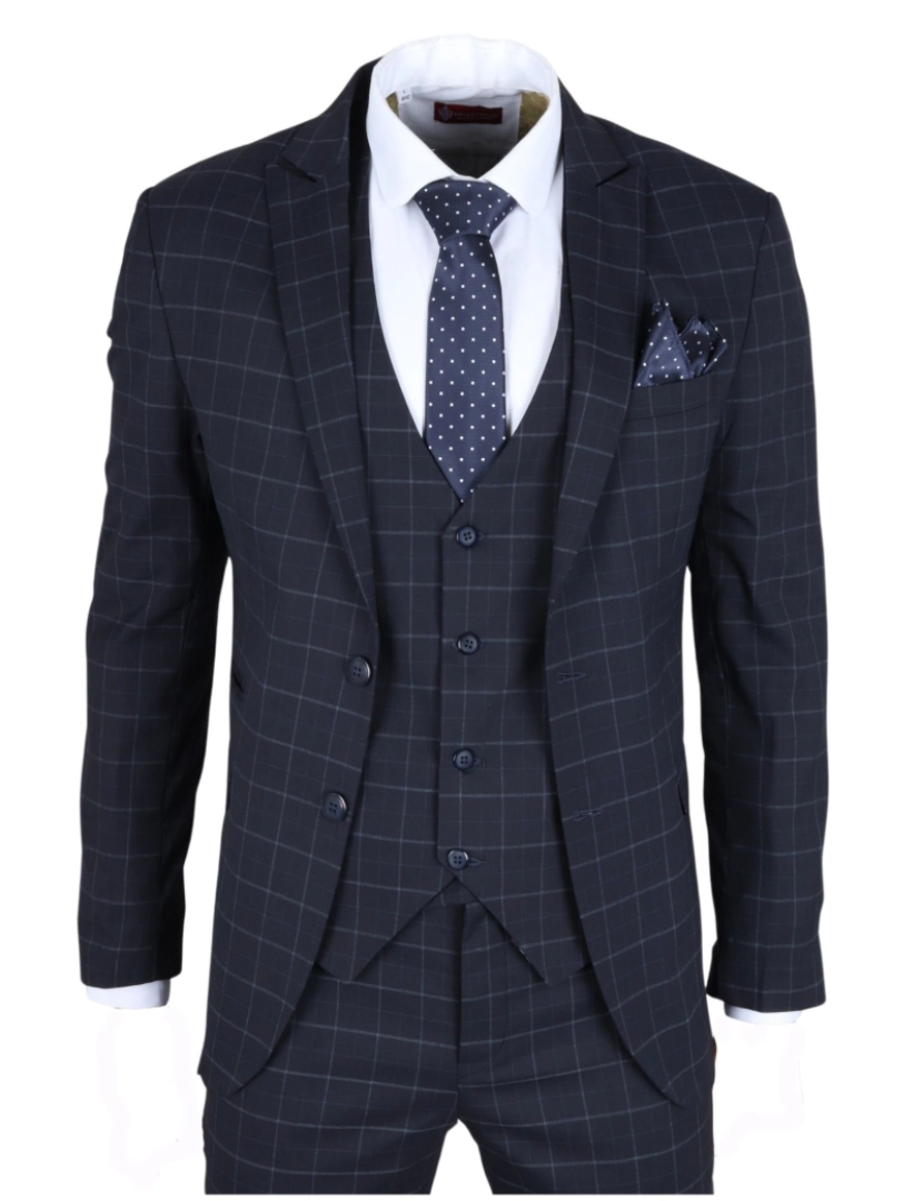 Truclothing - Im3 Checked Tailored Fit Suit