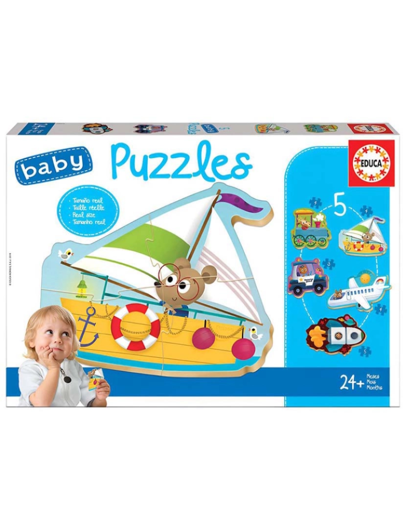 Educa - BABY PUZZLES VEICULOS 2 18059