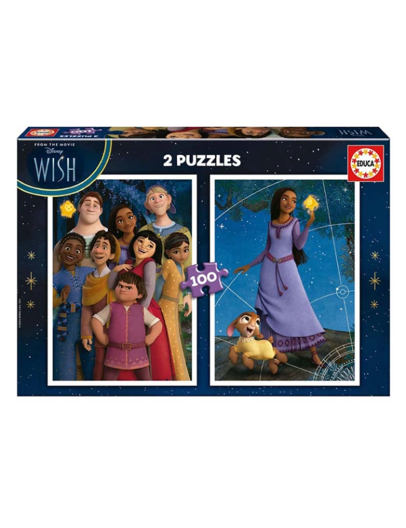 Educa - 2 X 100 WISH DISNEY 19742