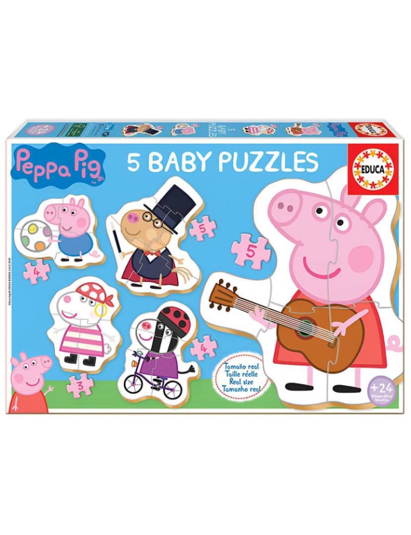 Educa - BABY PUZZLE PEPA PIG 2 18589