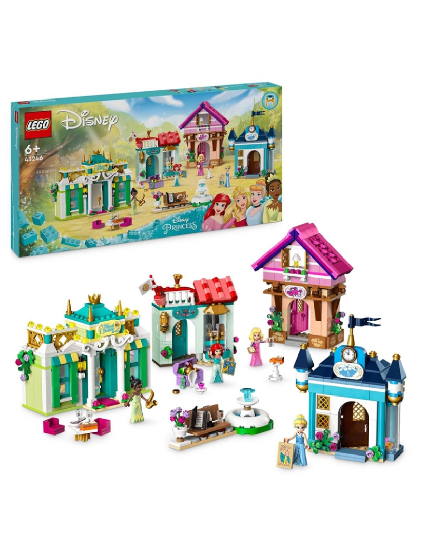 Lego - LEGO DISNEY PRINCESS - AVENTURAS NO MERCADO 43246