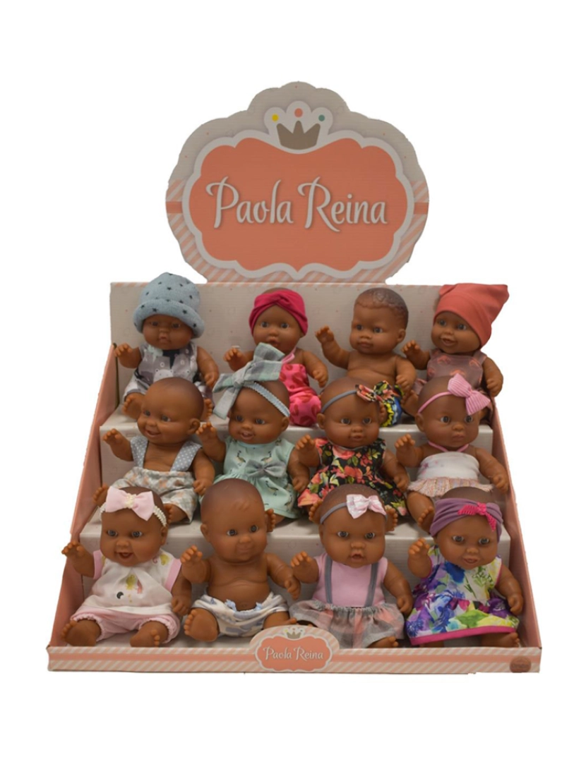 Paola Reina - BONECOS PEQUES PAOLA AFRICANO 21 CM EXP. 21024