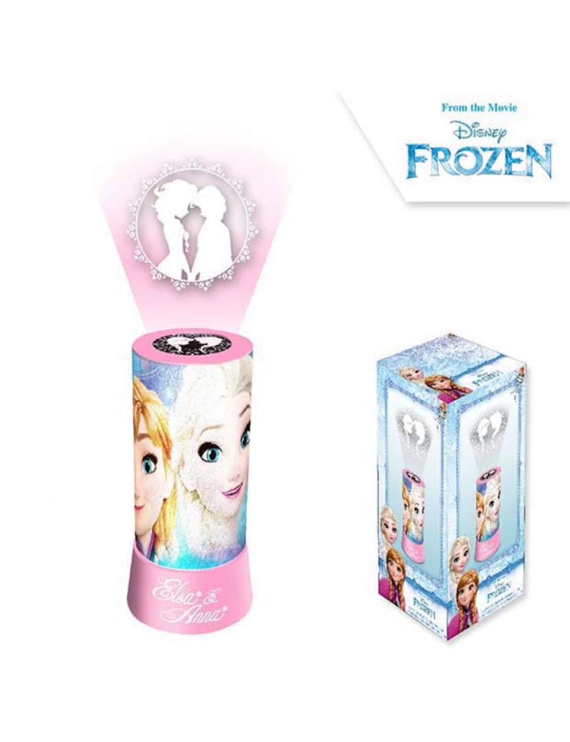 Frozen - Projetor Led Cilíndrico Frozen TU