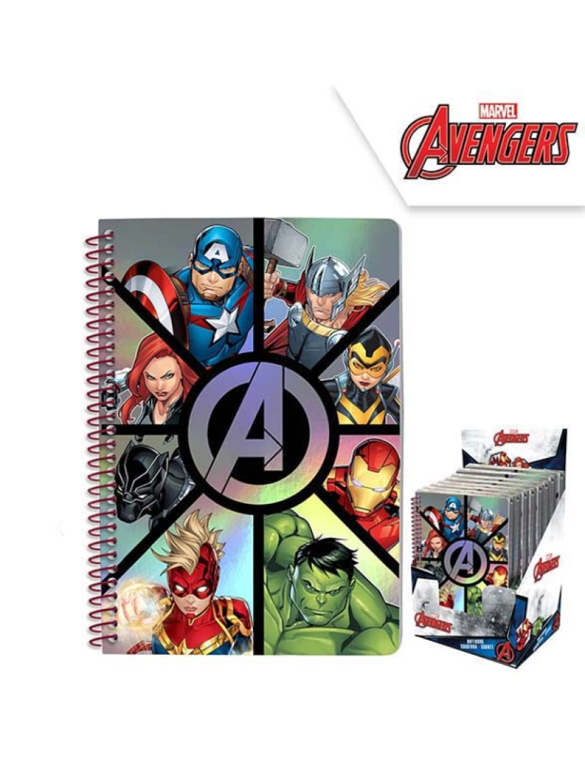 Avengers - Caderno A5 Avengers TU