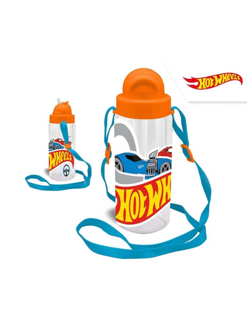 HotWheels - Garrafa Tritan Com Pega 500Ml Hotwheels  TU