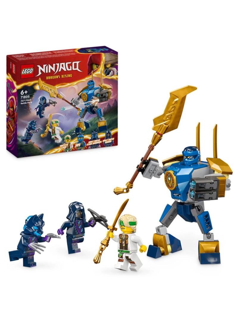 Lego - LEGO NINJAGO PACK DE COMBATE ROBÔ DO JAY 71805