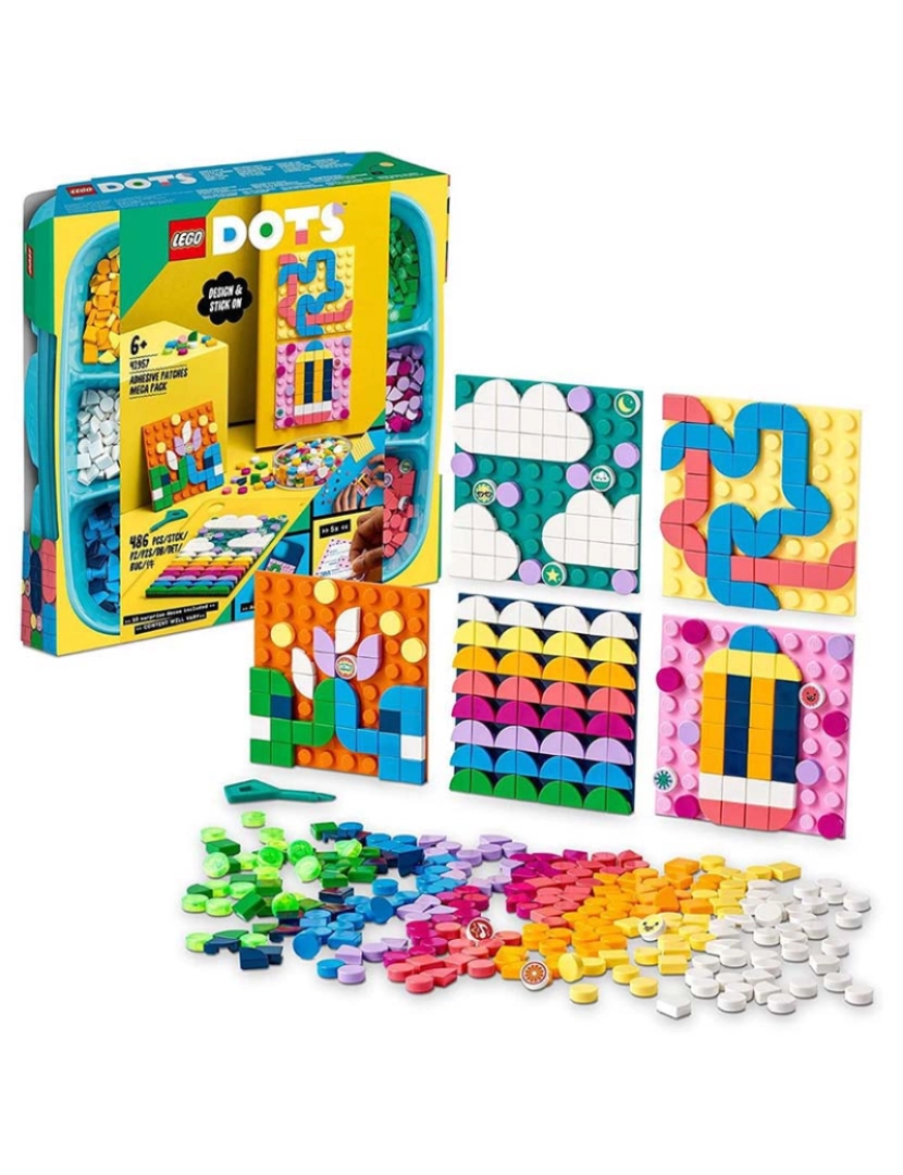 Lego - LEGO DOTS MEGA PACK AUTOCOLANTES DECORATIVOS 41957