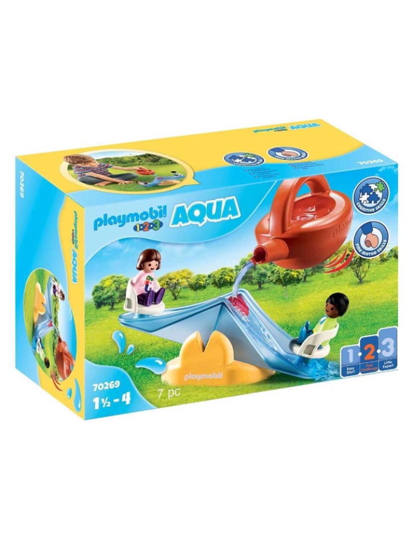 Playmobil - 1.2.3 BALOIÇO DE AGUA COM REGADOR 70269