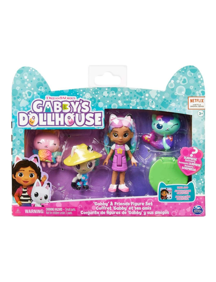 Gabby's Dollhouse - Gabby´Pack Figuras Arco-Iris 127378