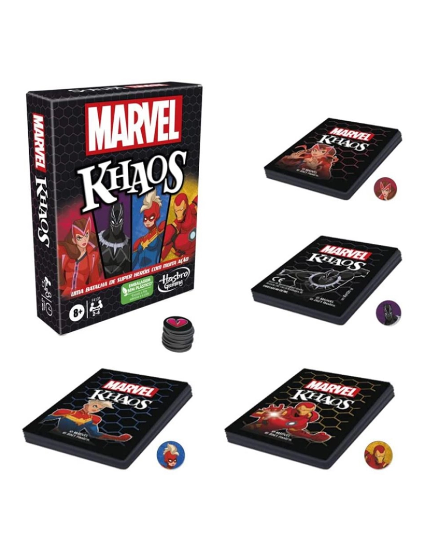 Hasbro - JOGO CARTAS MARVEL KHAOS F4131190