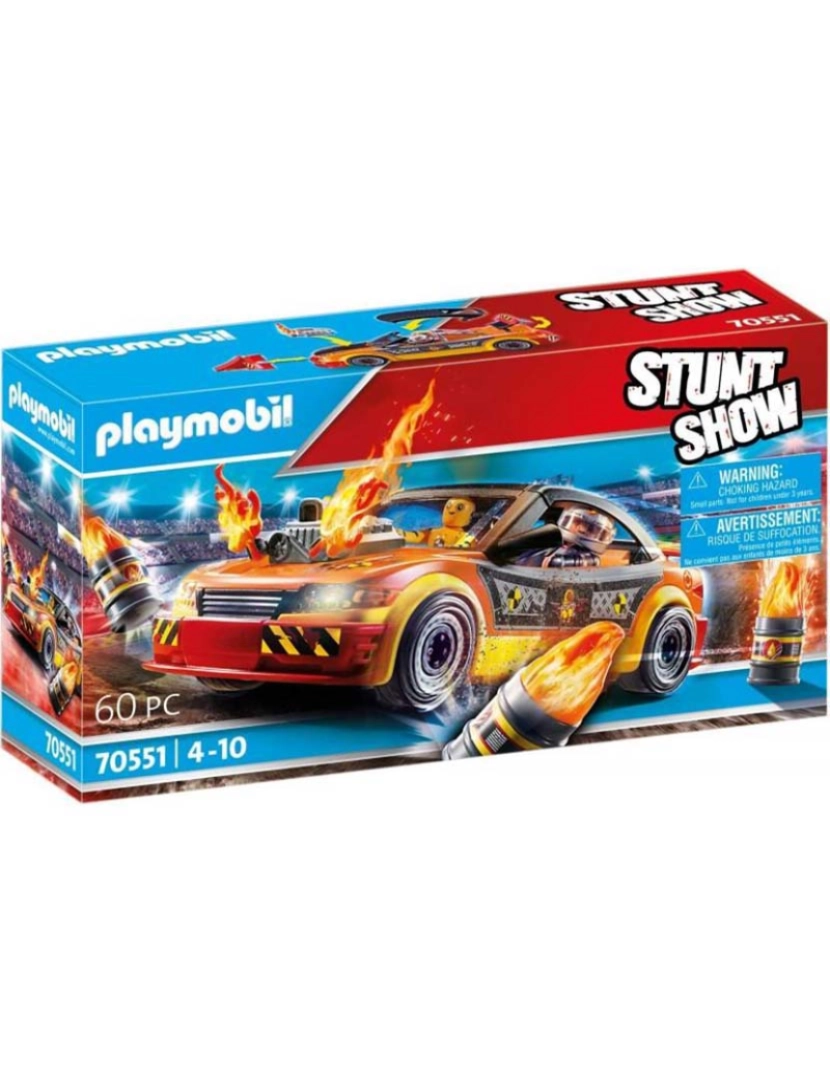 Playmobil - STUNTSHOW CRASHCAR 70551