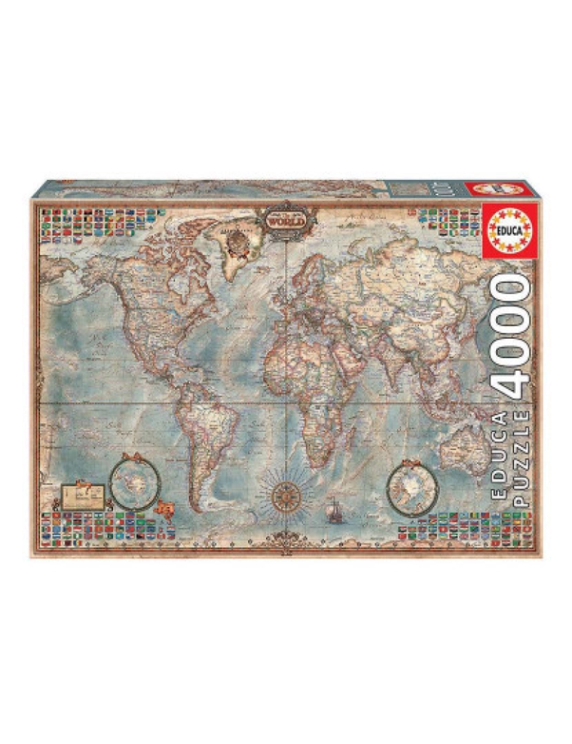 Educa - 4000 MAPA MUNDI 14827