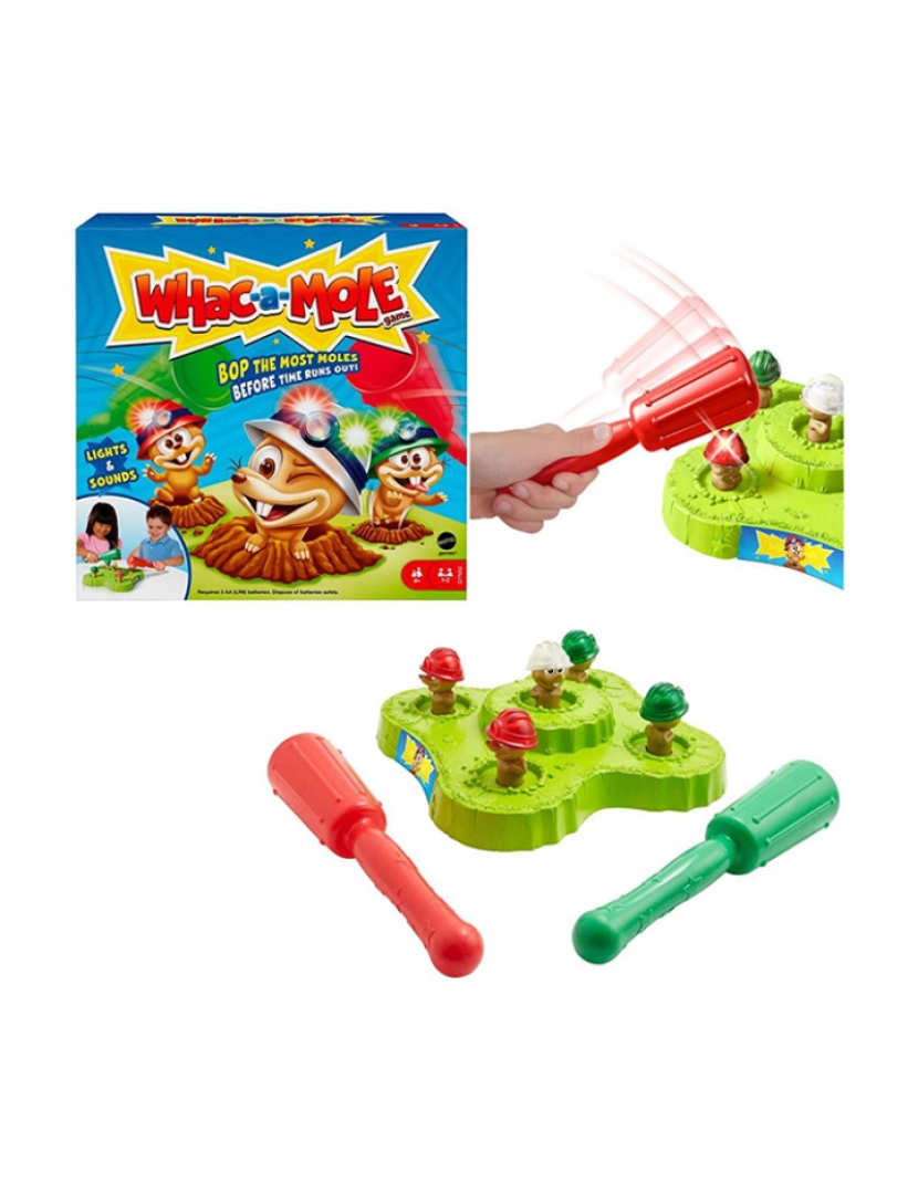 Mattel - JOGO WHAC A MOLE GVD47