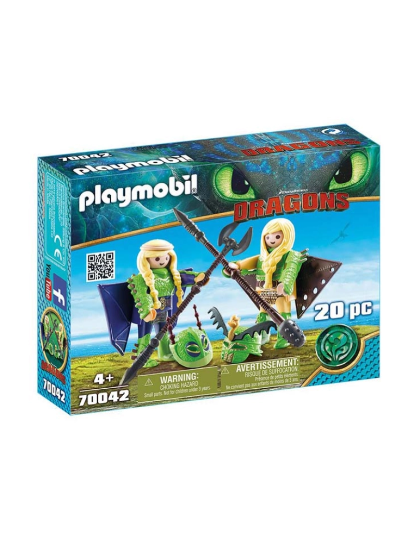 Playmobil - Playmobil Dragons Brutesco e Brutália co TU