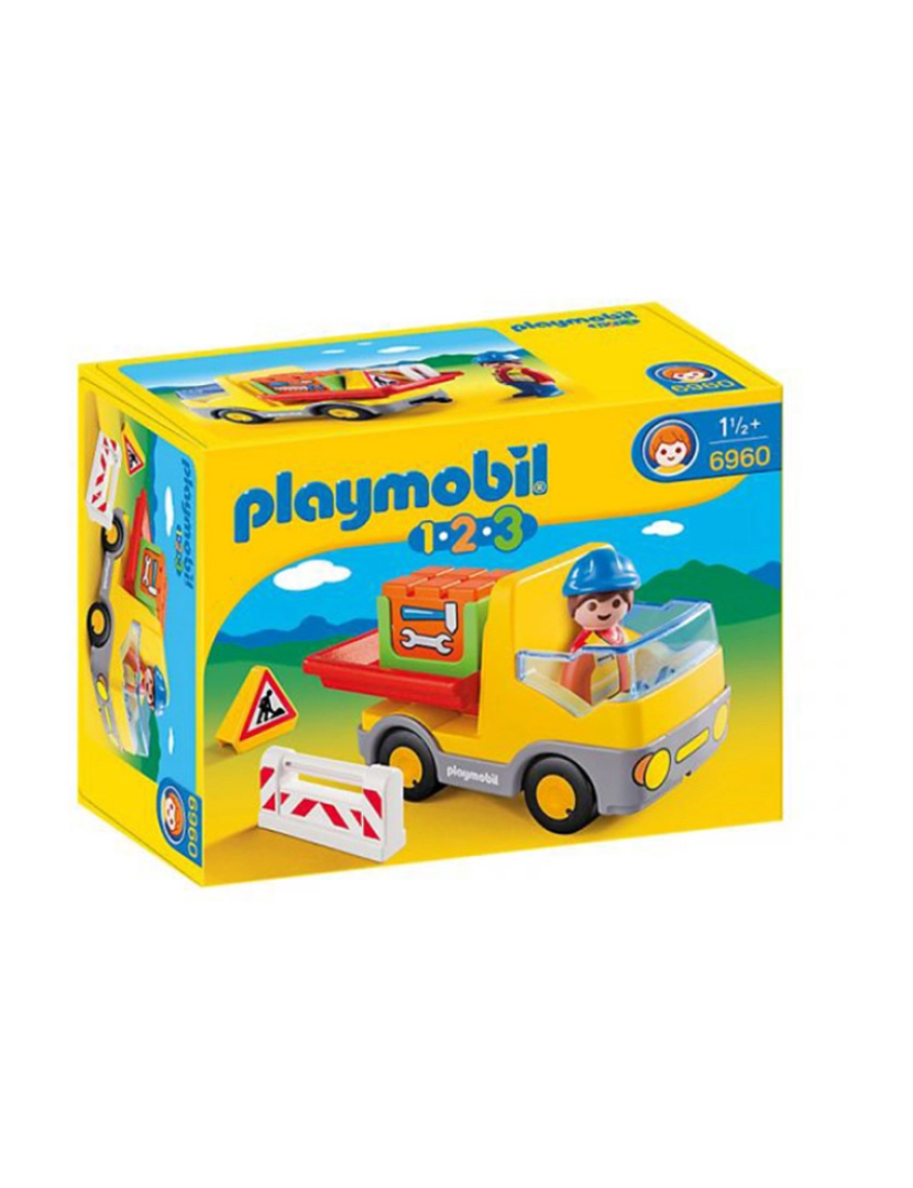 Playmobil - Playmobil 1.2.3 Camião das Obras TU