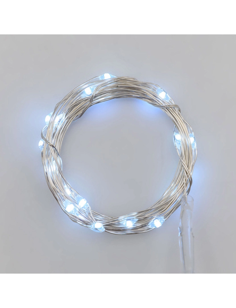 Lotti - Fita de Luzes, 20 Microleds Brancos 1,5Mm