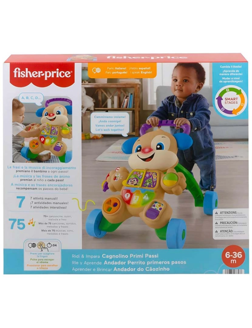 Fisher-Price - FISHER-PRICE ANDARINHO CÃOZINHO PRI.PASSOS HHX15