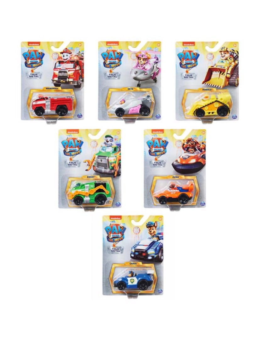 Concentra - Paw Patrol Movie Veiculos Die Cast 122038/16782