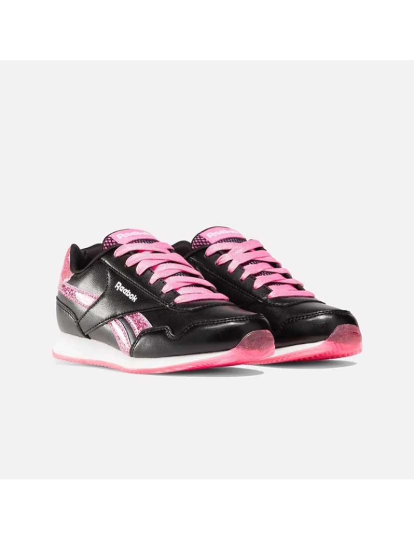 Reebok - Ténis REEBOK ROYAL CL JOG Preto, Rosa, Branco