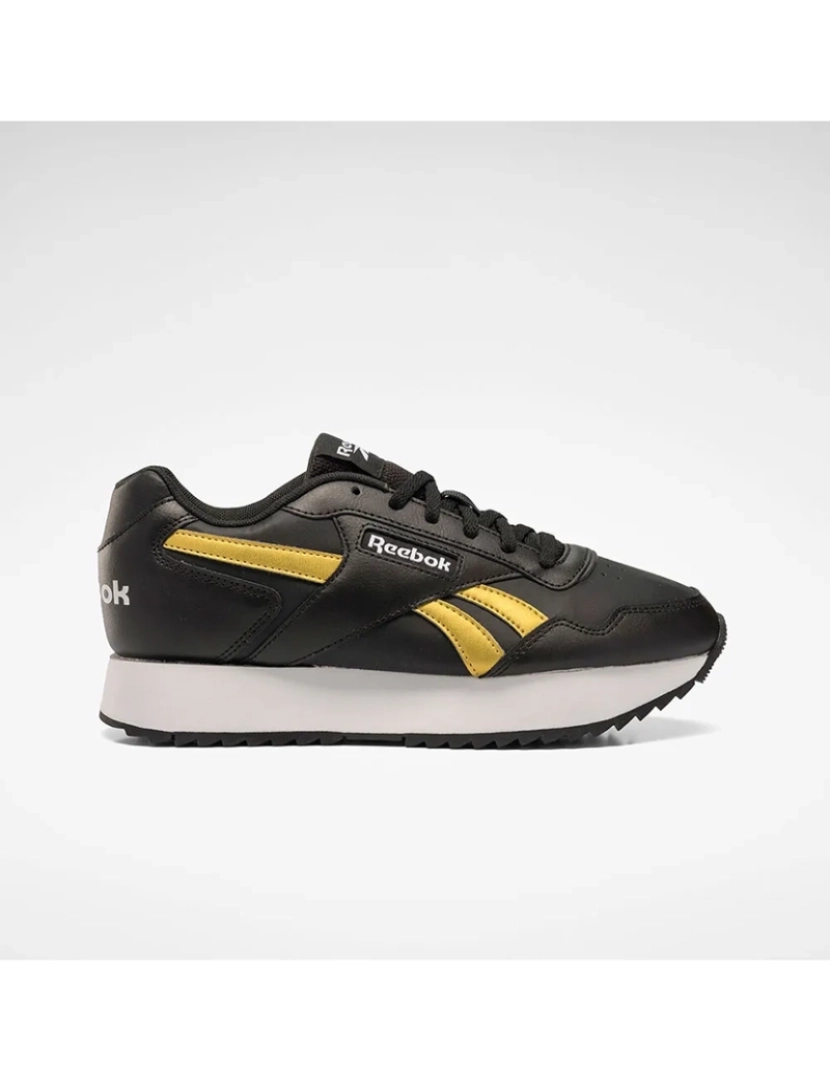 Reebok - Ténis REEBOK GLIDE RIPPLE Preto, Branco, Dourado