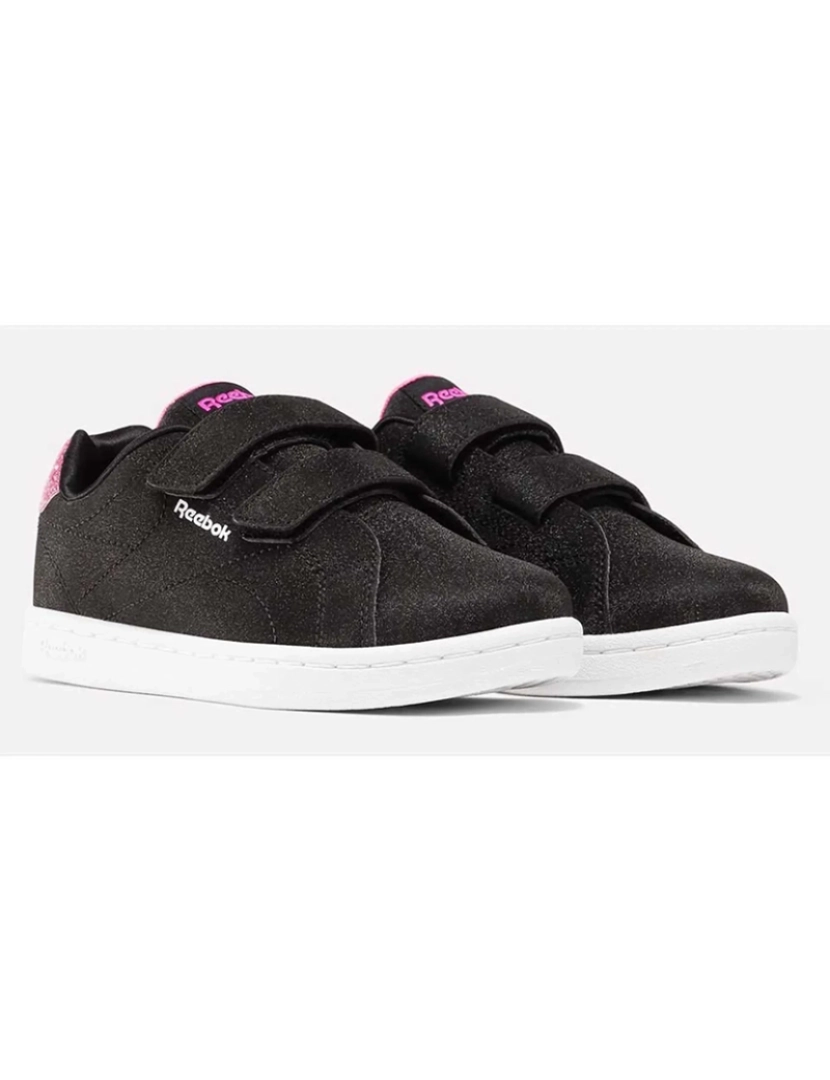 Reebok - Ténis RBK ROYAL COMPLETE C Preto, Rosa, Branco