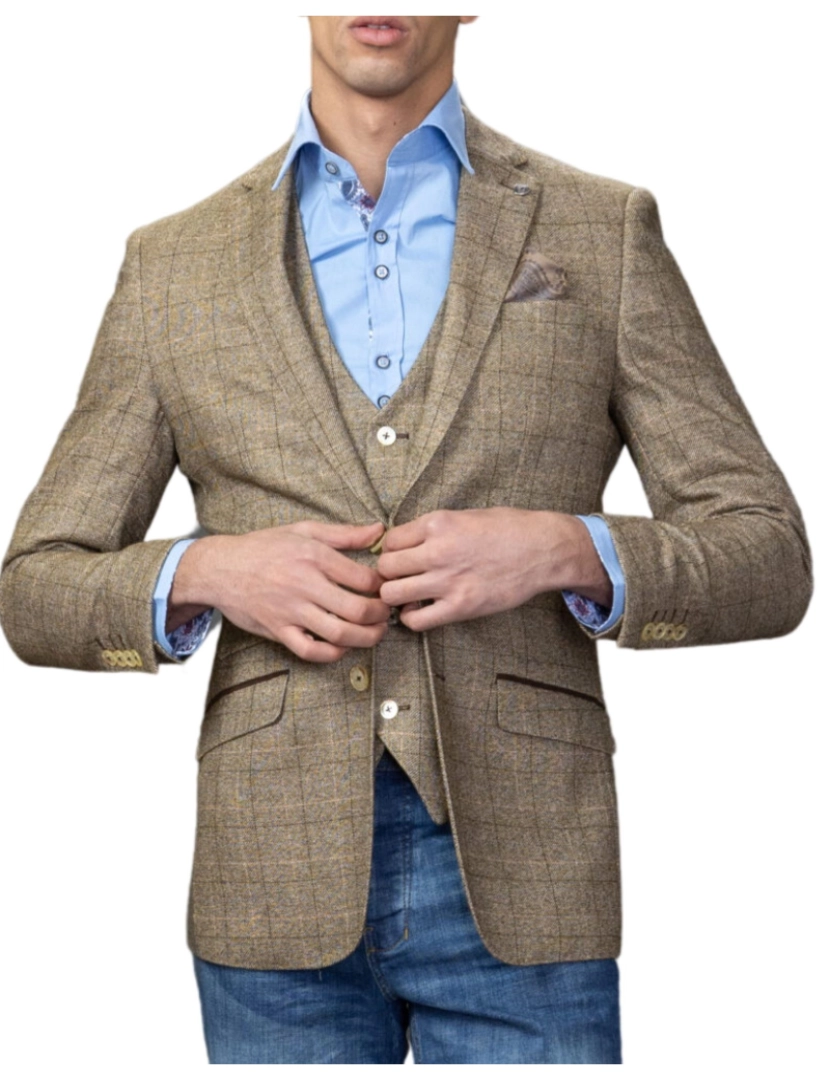 Robert Simon - Check Blazer Sport Coat Slim Fit