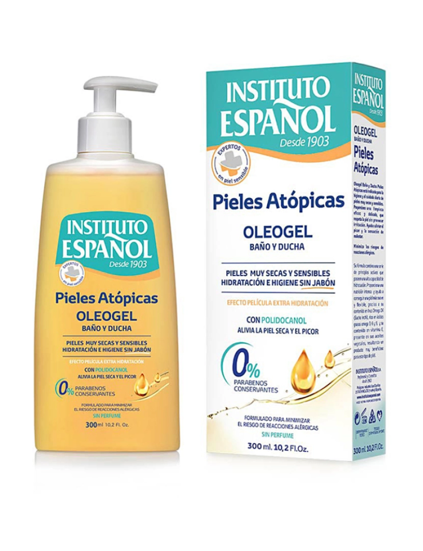 Instituto Español - Óleo-Gel de Banho e Duche Pele Atópica 300Ml