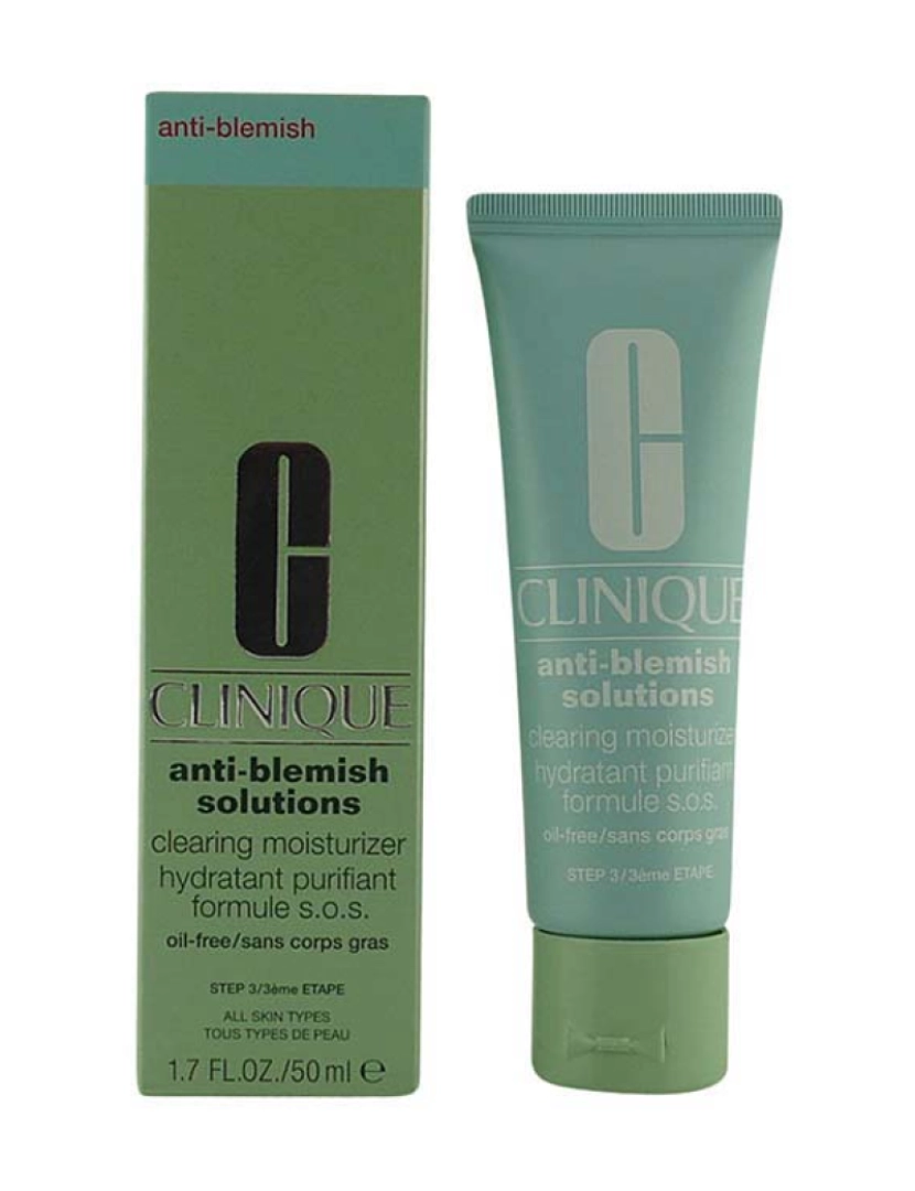 Clinique - Hidratante de Limpeza Anti-Blemish Solutions 50Ml