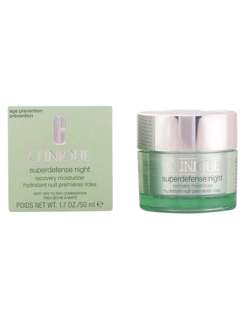 Clinique - Hidratante Recuperador Superdefense Noite I/II 50Ml