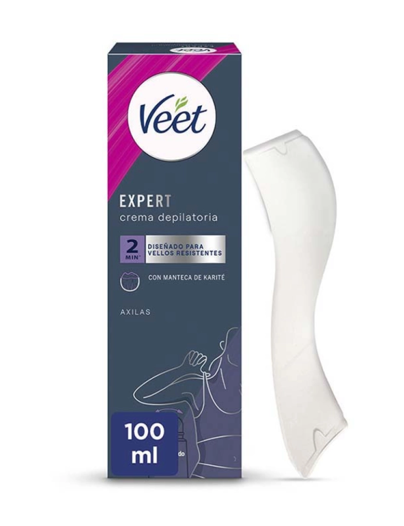 Veet - BIKINI & AXILAS crema depilatoria zonas sensibles roll-on 100 ml